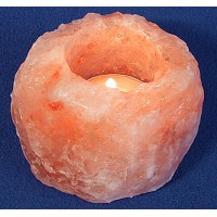 Crystal Salt Small Tealight Candle Holder